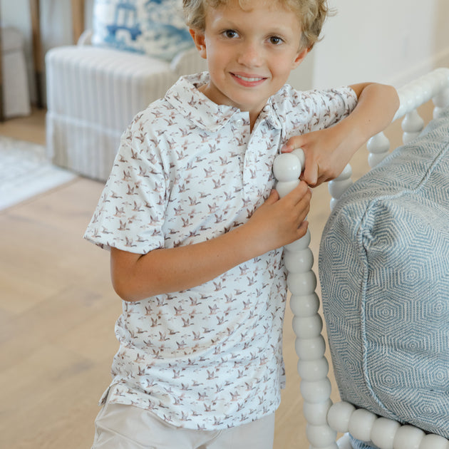 Bailey Boys J. Bailey Henry Polo Shirt - Mint Green main image 1