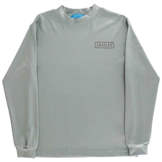 Bailey Boys Long Sleeve Logo Tee- Jumping Dogs/Smoke