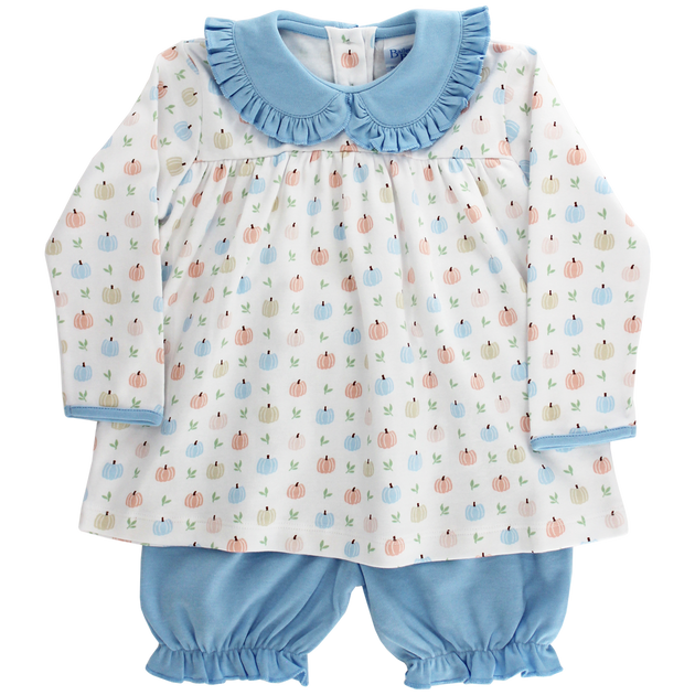 Bailey Boys Baby Girls White Lemoncello Yellow Lemon Bloomers Set main image 1