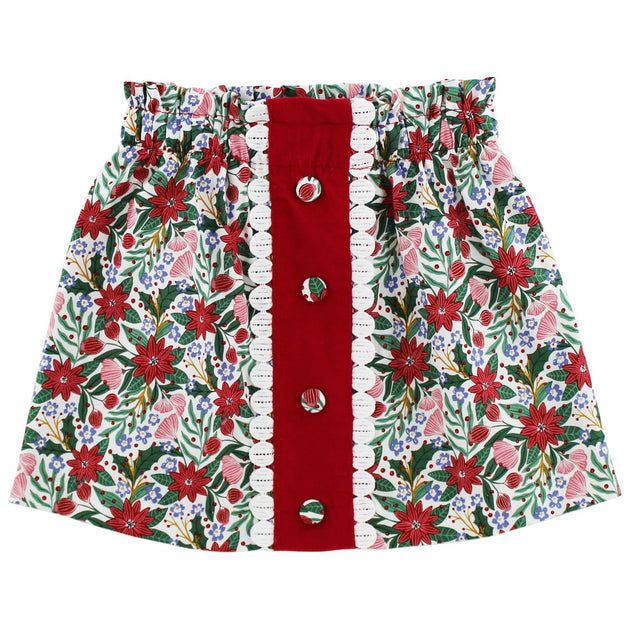 Jupe Fille Cherokee Taille XL (14-16 Ans) - Rouge - Idéale Pour Les Fêtes - État Neuf