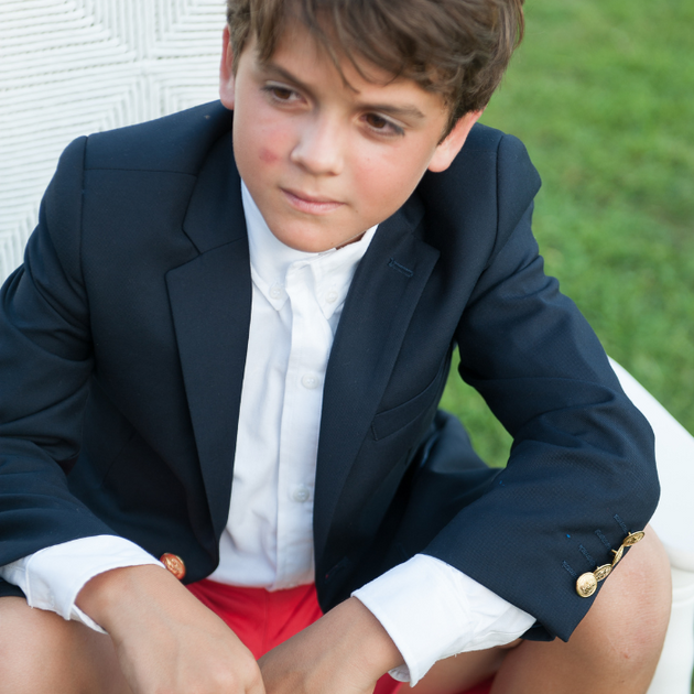 Navy blazer boy 2025
