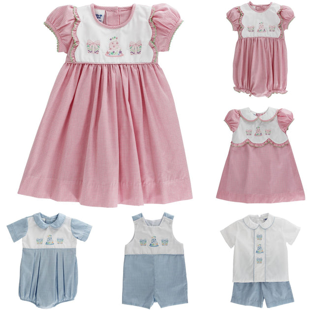 Bailey Boys Oliver Rabbit Pink Daygown main image 1