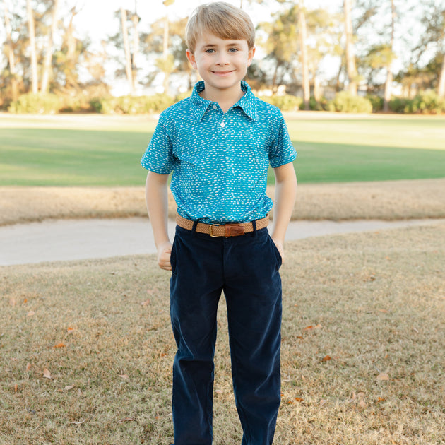 Bailey Boys J. Bailey Henry Polo Shirt - Mint Green