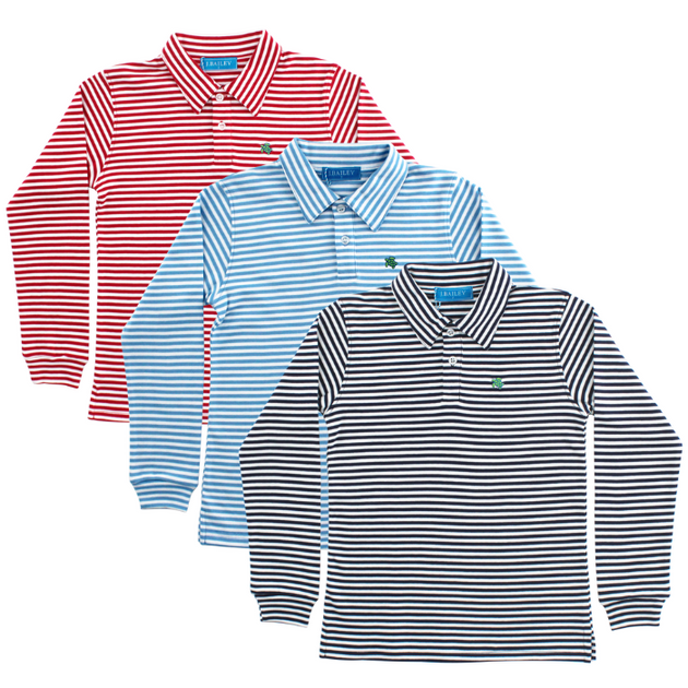 Bailey Boys J. Bailey Henry Polo Shirt - Sorbet Pink main image 0