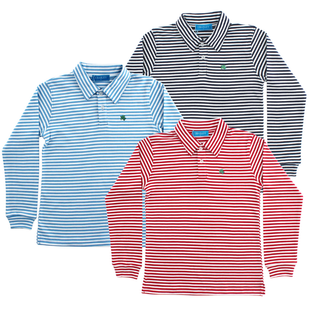 Bailey Boys J. Bailey Henry Polo Shirt - Sorbet Pink main image 1