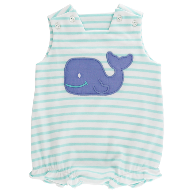 Bailey Boys Baby Knit Bubble - Hole in One Golf - Blue Stripes