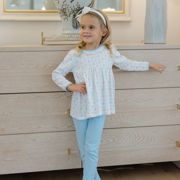 Pumpkin Print - Tunic Pant Set