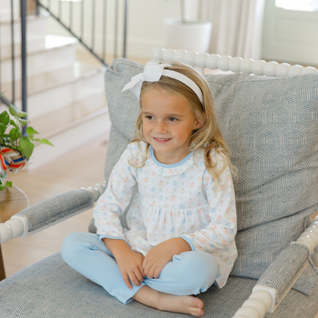 Pumpkin Print - Tunic Pant Set