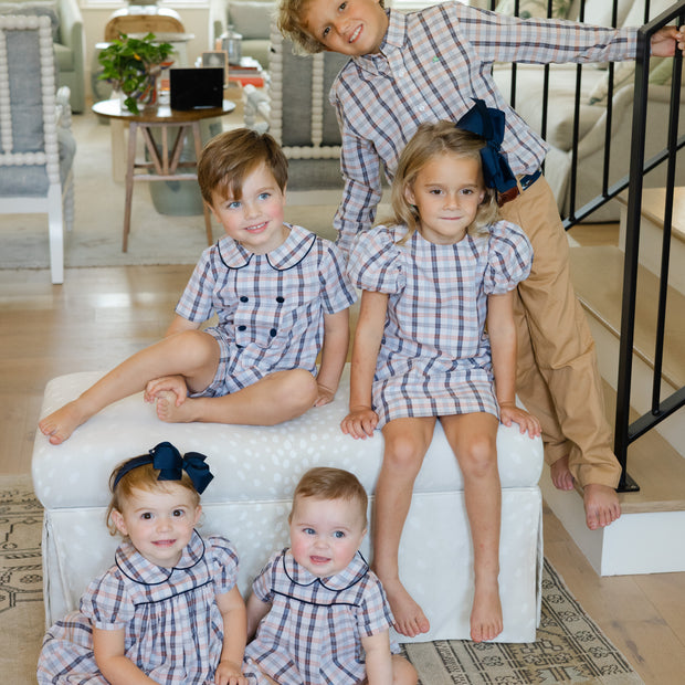 Charleston Plaid - Dressy Bubble Short
