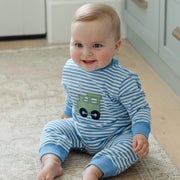 Little Locomotive - Boys Knit Romper