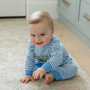 Little Locomotive - Boys Knit Romper