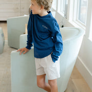Long Sleeve Logo Tee - Pointers on Navy