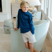 Long Sleeve Logo Tee - Pointers on Navy
