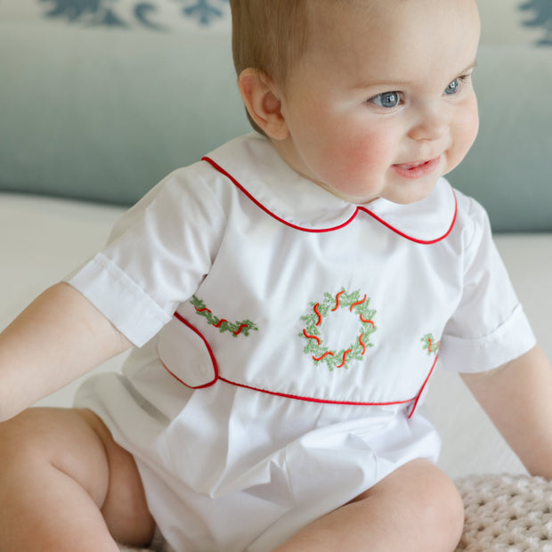 White Wreath - Dressy Bubble Short