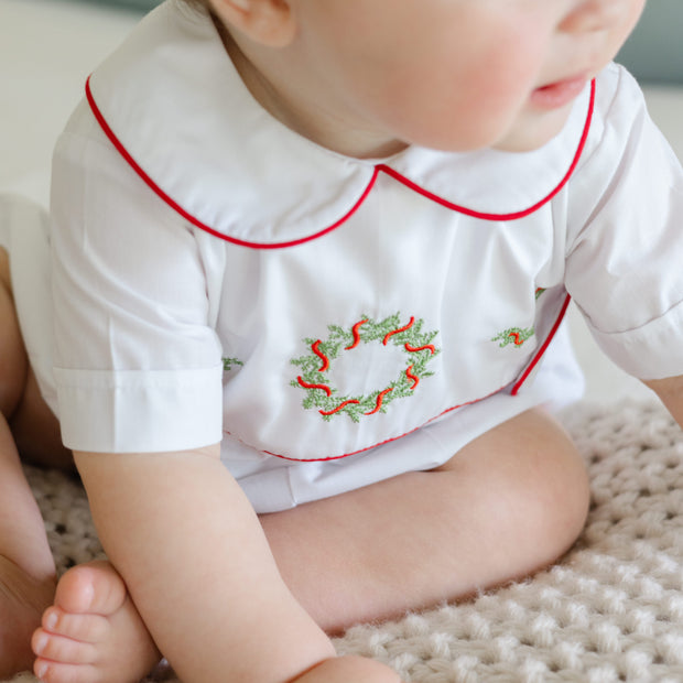 White Wreath - Dressy Bubble Short