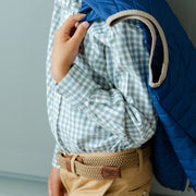 Quilted Vest - Navy