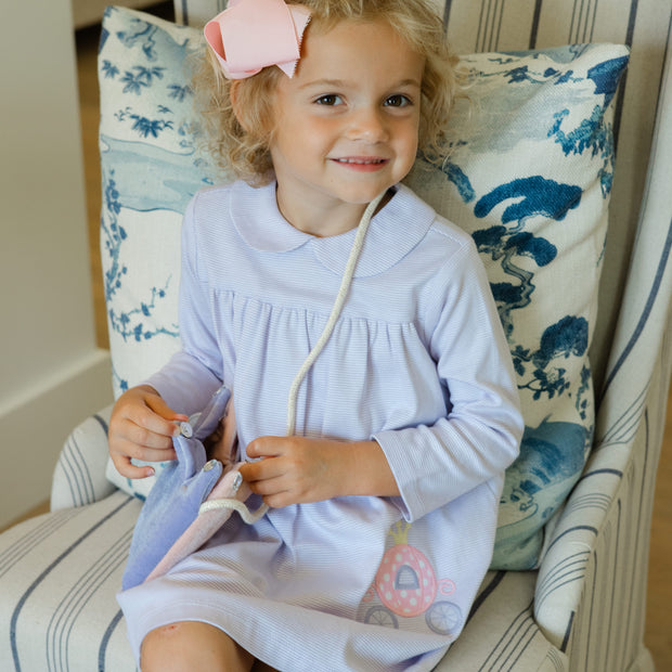 Royal Ride - Knit Dress With Collar