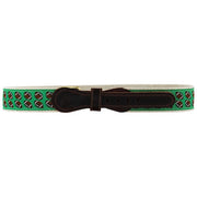 Buddy Belt - Footballs on Green