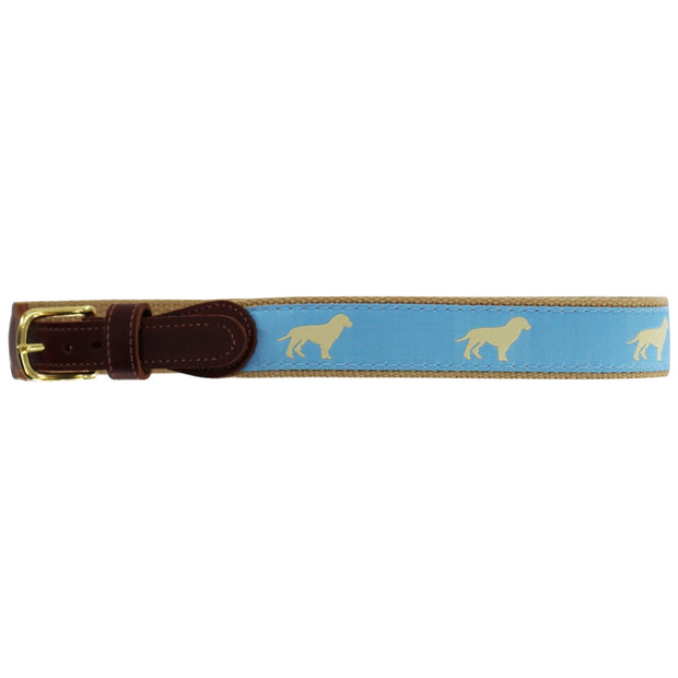 Buddy Belt - Golden Dog on Light Blue – Bailey Boys