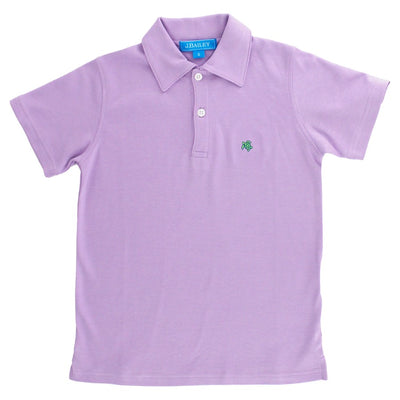 Henry Short Sleeve Polo- Lavender