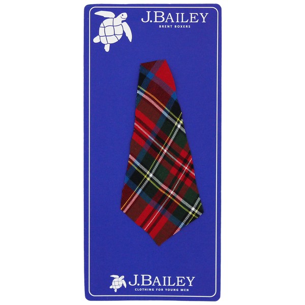 Bailey Long Tie - Wales Plaid