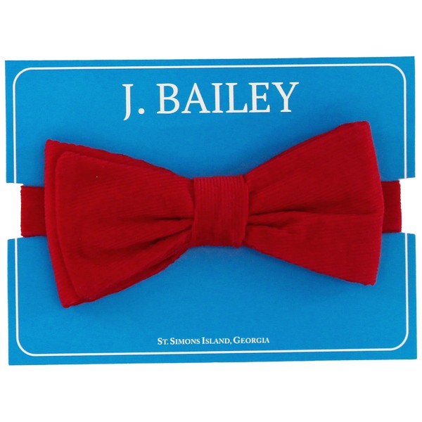 Johnny Bow Tie - Red Corduroy