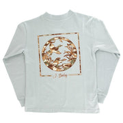 Boys Long Sleeve Tee - Duck Silhouette on Sage