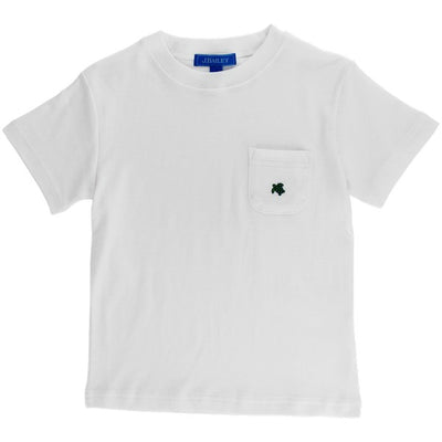 Boy Pocket Tee - White