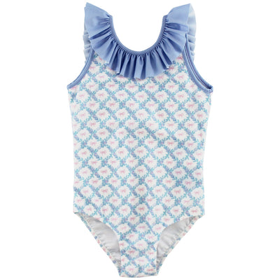 Girls Spandex Swimsuit - Trellis