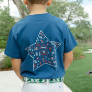 Logo Tee - Star on Navy