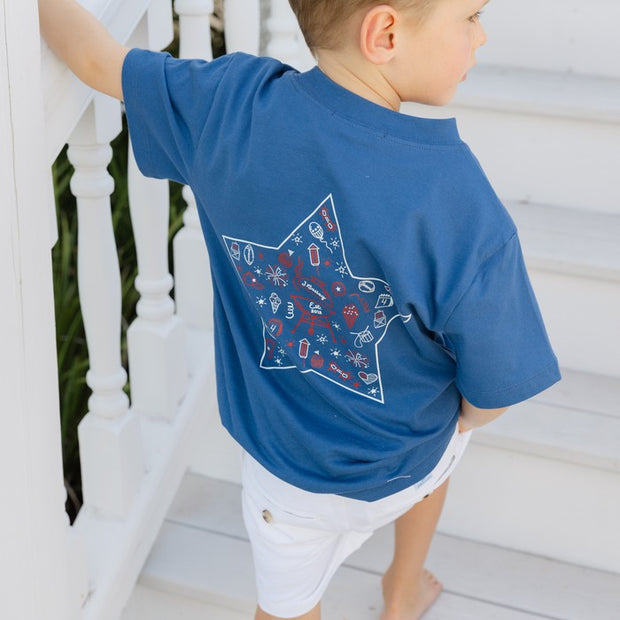 Logo Tee - Star on Navy