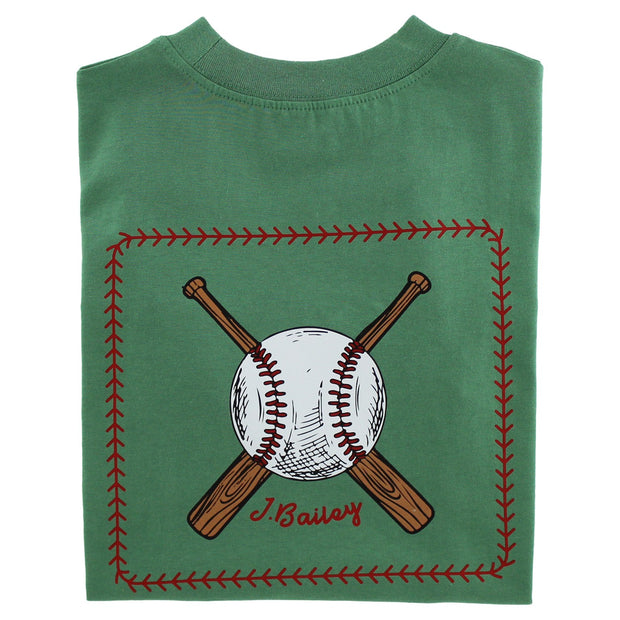 Logo Tee - Baseball on Sage