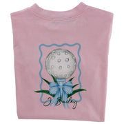 Girls Logo Tee - Golf on Pink