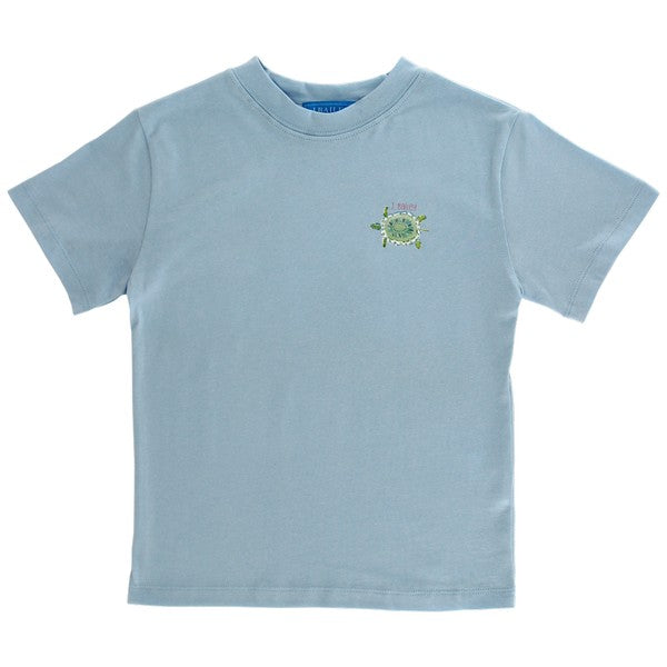 Girls Logo Tee - Turtles on Bayberry