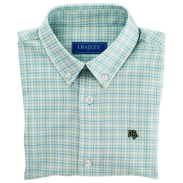 Performance Roscoe Button Down - Lagoon