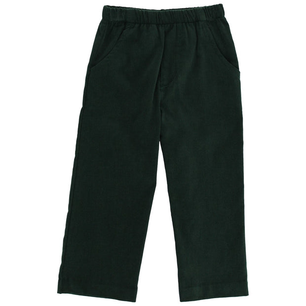 Charlie Pull On Pant - Forest Corduroy