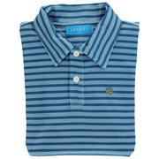 Performance Harry Long Sleeve Polo - Cornflower