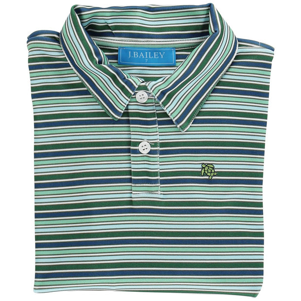 Performance Harry Long Sleeve Polo - Forest