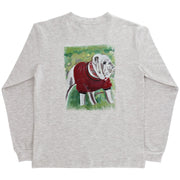 Long Sleeve Logo Tee - Dawg on Oatmeal