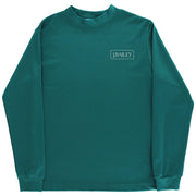 Performance Long Sleeve Logo Tee - Ducks on Teal
