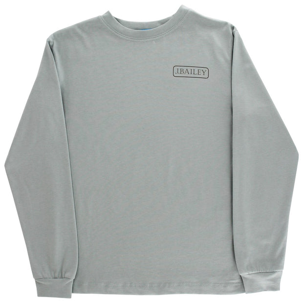 Long Sleeve Logo Tee - Turkey on Sage