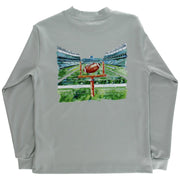 Performance Long Sleeve Logo Tee - Football on Sage