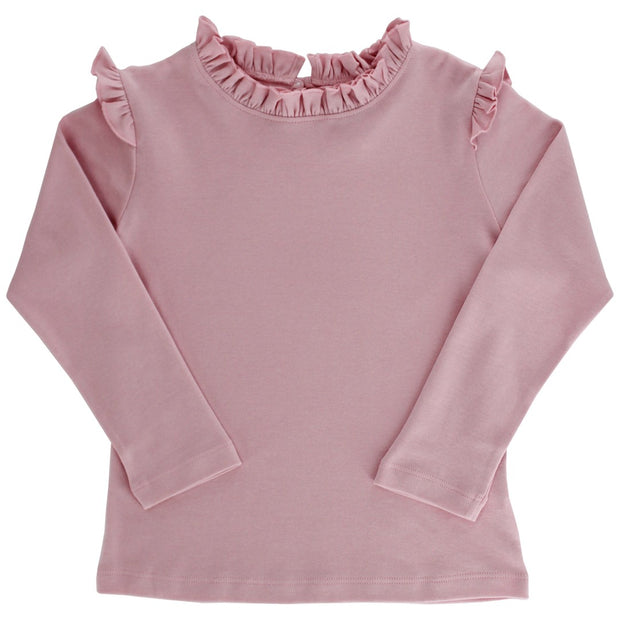Girls Long Sleeve Tee - Light Pink