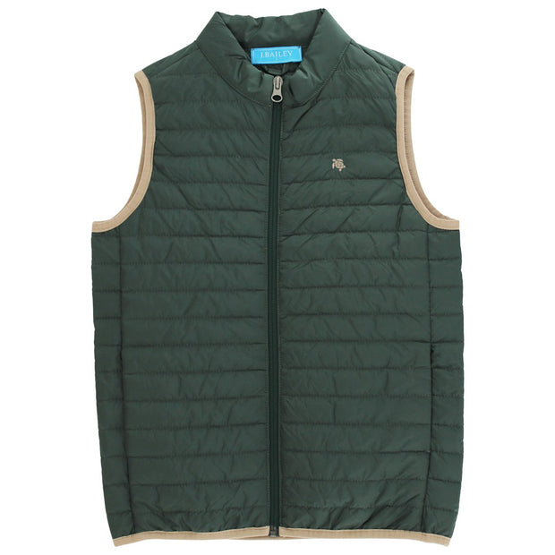 Quilted Vest - Forest