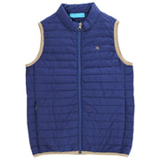 Quilted Vest - Navy