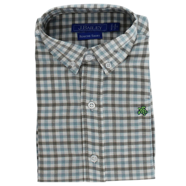 Roscoe Button Down - Pigeon