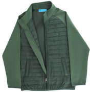 Quilted Bomber Jacket - Green