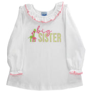 White Knit -Big Sister T-Shirt