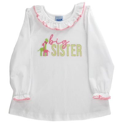White Knit -Big Sister T-Shirt