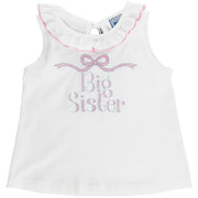 White Knit - Big Sister T-Shirt